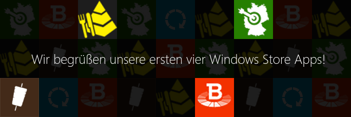 Wir begrüßen unsere vier ersten Apps im Windows Store!